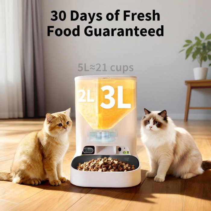 Petkit YumShare Dual-Hopper 2 Comedero Inteligente con Cámara HD y Micrófono